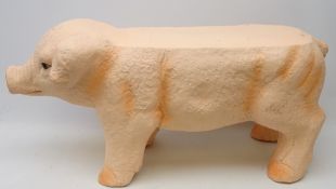 Composite stool in the form of a Pig,