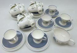 Susie Cooper 'Printemps' pattern tea ware no.