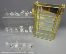 Nineteen Swarovski miniature figures of animals and birds,