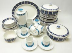 Midwinter 'Madeira' dinner service for six settings and a German Thomas coffee set for six settings