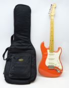 Japanese Fender Stratocaster electric guitar serial no.
