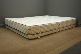 5' Kingsize box base, (W152cm, L196cm) and matching mattress (W152cm,