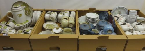 Denby 'Troubadour' part dinner & teaware and other Denby in three boxes Condition Report
