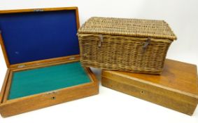 Two Victorian medal display boxes,