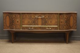 Retro 'Stonehill Furniture 2126' sideboard, figured walnut,