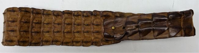 Vintage Crocodile skin belt, L103cm Condition Report <a href='//www.