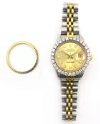 Ladies Rolex Oyster perpetual datejust wristwatch,