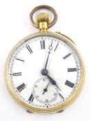 French 18k gold mid-size pocket watch no 69324 approx 40gm Condition Report <a