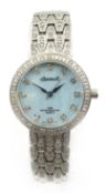 Ingersoll diamond set stainless steel quartz wristwatch,