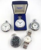 Smith's 1960's crome shockproof wristwatch, Smiths,