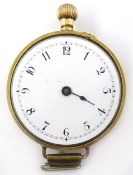 French 18k gold fob watch by Cce Fres approx 30gm Condition Report <a
