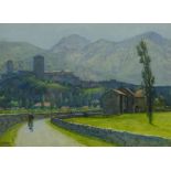 John Dobby Walker (British 1863-1925): 'Bellinzona Switzerland',