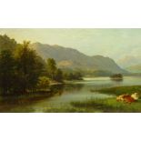 George Cammidge (British 1846-1919): Loch Rannoch, oil on canvas signed and dated 1881,