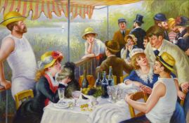 G Cirocco after Pierre Augste Renoir (20th century): 'Luncheon of the Boating Party',