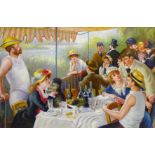 G Cirocco after Pierre Augste Renoir (20th century): 'Luncheon of the Boating Party',