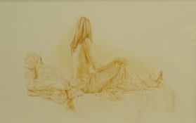 Kay Boyce (British Contemporary): Female Nude,