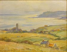 Owen Bowen (Staithes Group 1873-1967): Robin Hoods Bay from Raw,