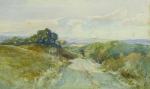 Robert Buchan Nisbet (Scottish 1857-1942): Figures on a Country Lane,