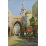 Cyril Hardy (aka Noel Harry Leaver) (British 1889-1951): 'An Old Gateway Arabia',