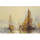 Stephen Frank Wasley (British 1848-1934): Sailing Cobles,