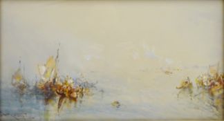 Stephen Frank Wasley (British 1848-1934): Venice Lagoon,