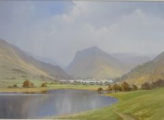 'Glimpse pf Buttermere from Crummock Water',