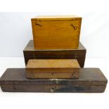 Light oak instrument case,