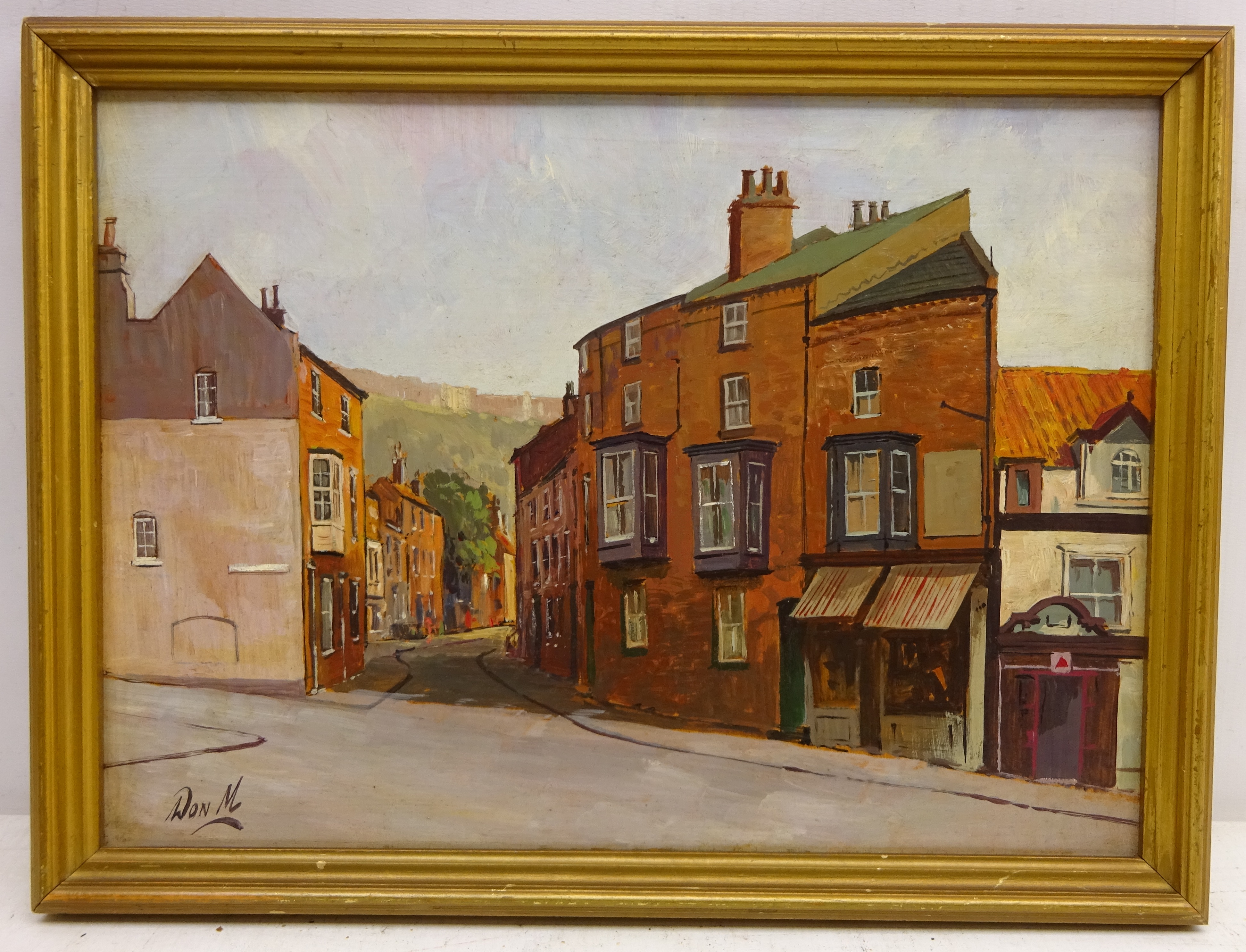 Princess Street, Scarborough oil on board, - Image 2 of 2