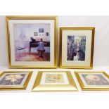 Collection of 20th/21st century colour prints including Venitian Scene', ltd.