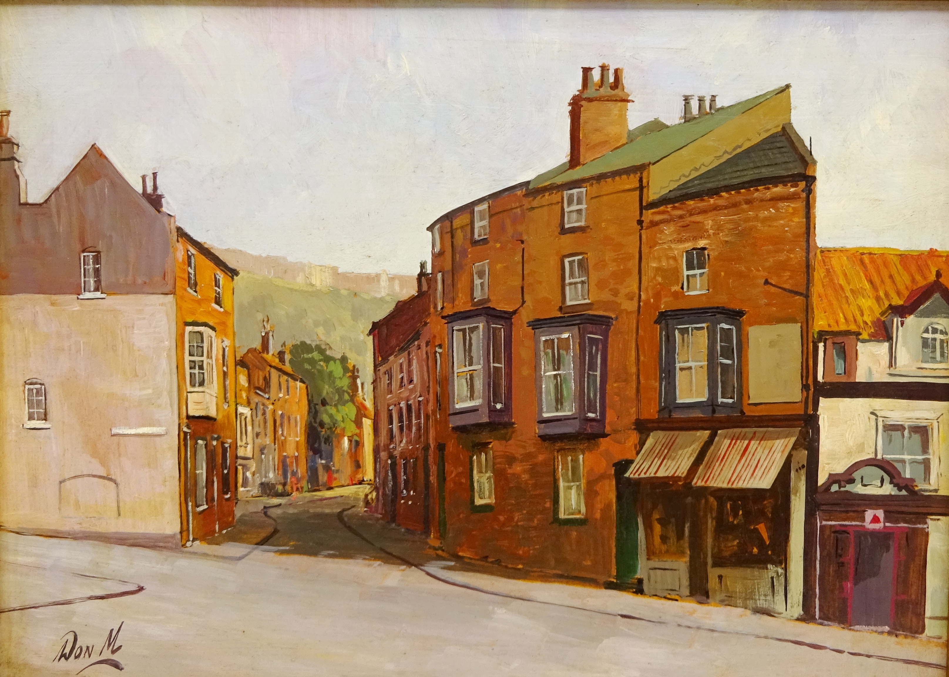 Princess Street, Scarborough oil on board,