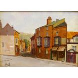 Princess Street, Scarborough oil on board,