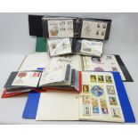 Collection of Great British and World stamps and covers including; Great British FDCs in albums,