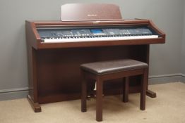 Technics SX-PR603M digital piano, with stool, W141cm, H89cm,