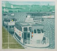 'Pleasure Boats', limited edition etching No.
