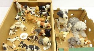 Collection of dog models including;