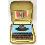 Groma Kolibri portable typewriter in carrying case wth instructions Condition Report