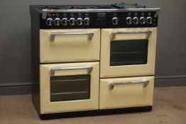 Stoves Richmond 1000GT Champagne, duel fuel gas and electric range cooker,