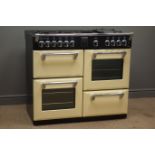 Stoves Richmond 1000GT Champagne, duel fuel gas and electric range cooker,