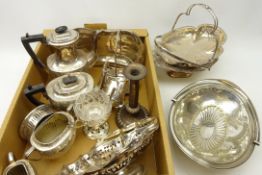 Victorian half reeded four piece tea set with engraved decoration,