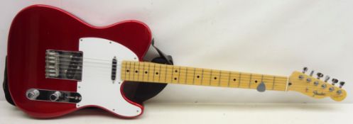 Fender Telecaster electric Guitar made in Japan, Candy Apple Red Finish No.