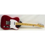 Fender Telecaster electric Guitar made in Japan, Candy Apple Red Finish No.