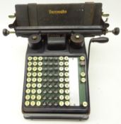 Vintage Burroughs comptometer, with printout Condition Report <a href='//www.