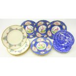 Six Royal Worcester 'Doncaster' pattern plates, D23.