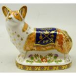 Royal Crown Derby Limited Edition Diamond Jubilee Celebration Corgi,