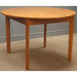 Circular extending Cherry table, W111cm, H73cm,