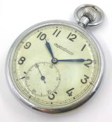 Jaeger-le-coultre WWII RAF engineers military pocket watch arrow mark 6E/50 A11568