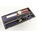 A 16" planimeter by ALLBRIT No 38398 with instructions in orig fitted case F