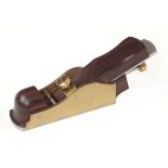 An unused 5" gunmetal thumb plane with d/t steel sole by KARL HOLTEY No A31 with twin thread