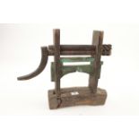 An unusual rustic mangle roller