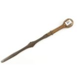 A shapely slender 21" turnscrew with ash handle G+